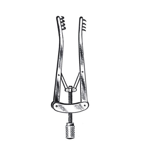 ALM Self-Retaining Retractor, 4x4 prongs, 7cm, (2-3/4")